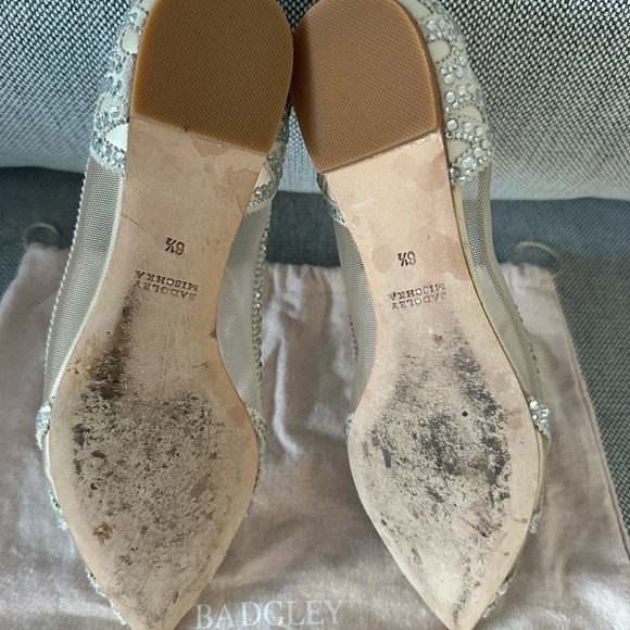 Badgely Mischka Wedding Flats - Picture 3 of 4